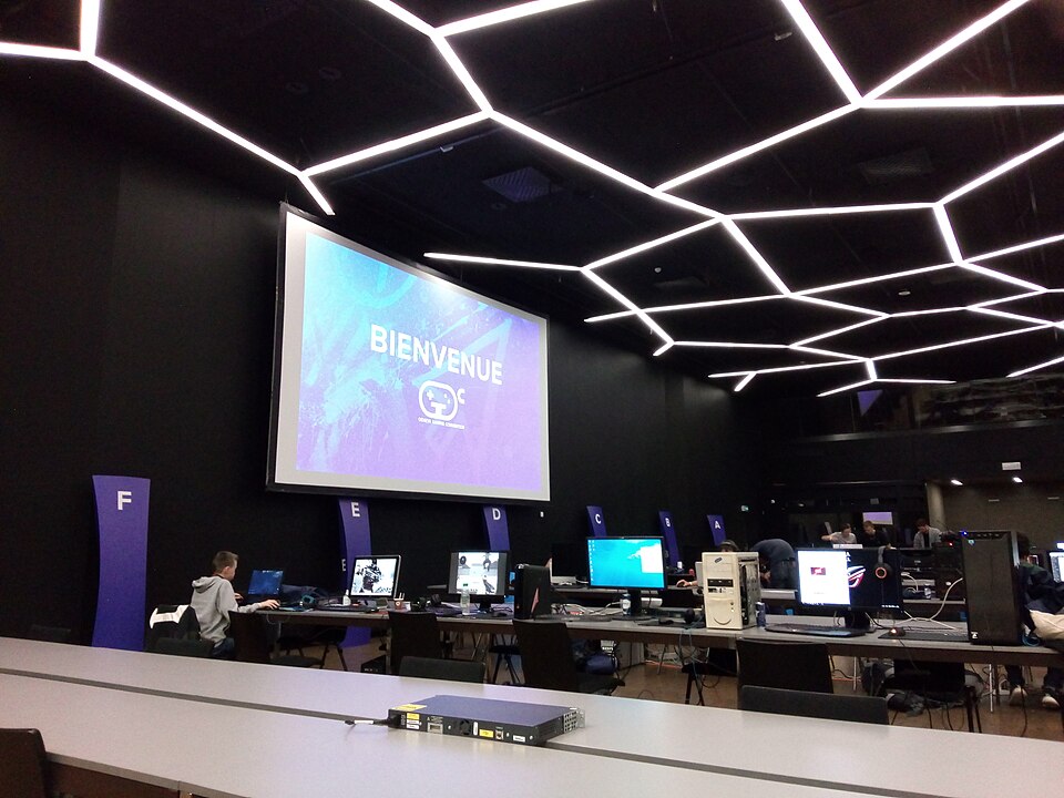 Puestos de juego en Geneva Gaming Convention de 2016.